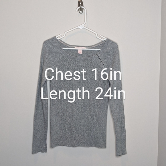 Victoria's Secret Gray Shirt M - Picture 3 of 5